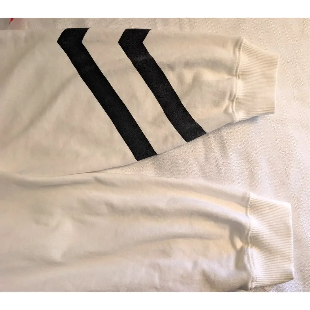 Free People All Star Buti Logo Ivory Pullover Large